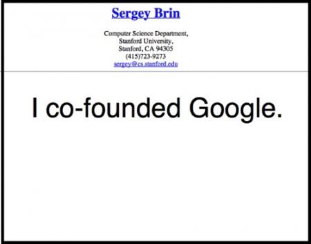 curriculum_google El curriculum mas corto del mundo