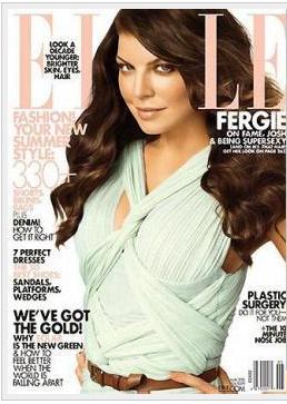 Fergie, portada de Elle USA