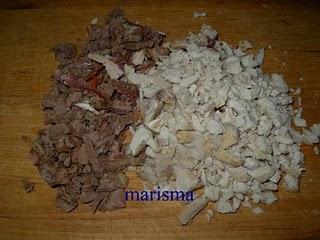 Sopa de cocido con picadillo Sopa de cocido con picadillo