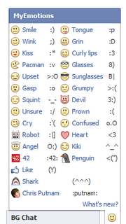 Agrega emoticons al Chat de Facebook  en Chrome