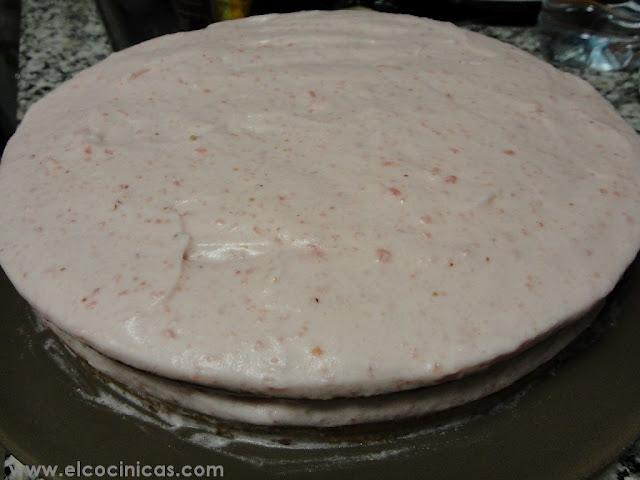 Tarta de yogur y fresas Tarta de yogur y fresas