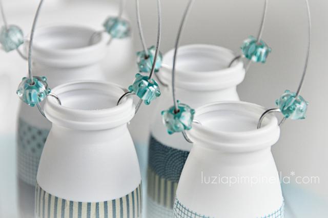 Diy: Washitape + botecitos=mini jarrones Diy: Washitape + botecitos=mini jarrones