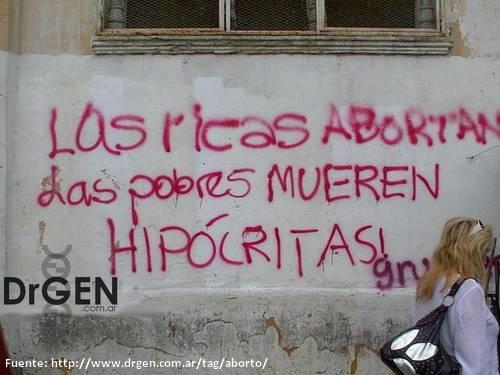 ricas abortan pobres mueren Sobre el aborto