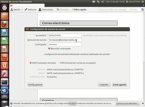 mailthunder Curso Ubuntu 12.04 LTS Cap. 1.6 (Correo, Mensajería y Redes Sociales)
