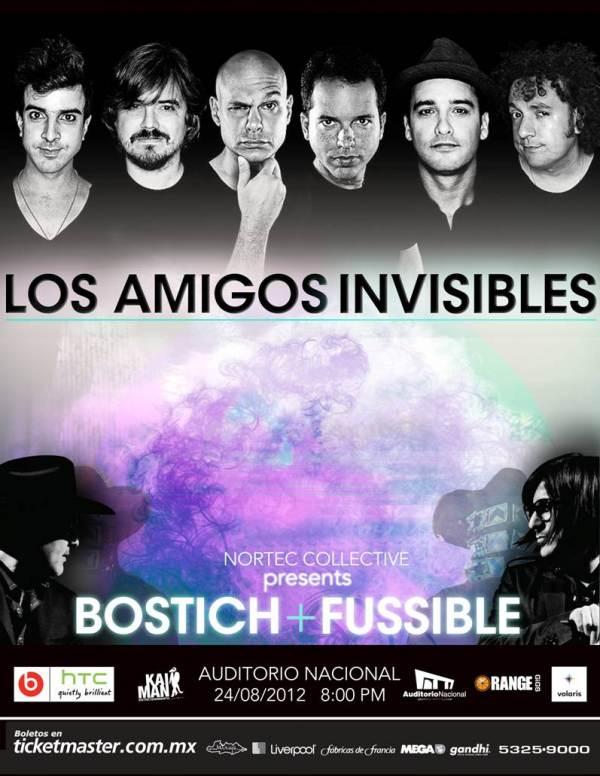 Los Amigos Invisibles y Nortec Collective: Bostich + Fussible Los Amigos Invisibles y Nortec Collective: Bostich + Fussible