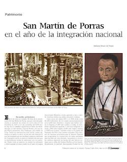 50 AÑOS DE LA CANONIZACIÓN DE SAN MARTÍN. Mariana de Pease