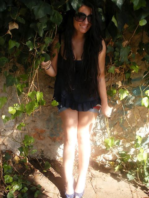 With my american shorts (DIY) With my american shorts (DIY)