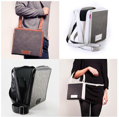 Hoy conseguí esta idea de bolsos hechos con archivadores Hoy conseguí esta idea de bolsos hechos con archivadores
