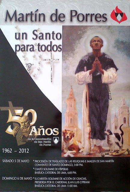 Actividades por el 50° Aniversario de la Canonización  - 2012