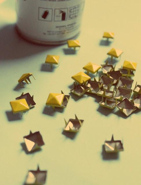 DIY Moda - Tachuelas de neón DIY Moda - Tachuelas de neón