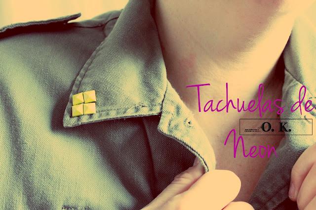 DIY Moda - Tachuelas de neón DIY Moda - Tachuelas de neón
