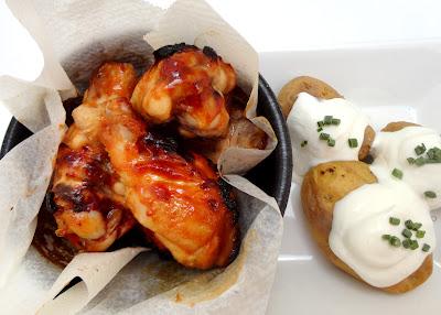 Alitas de pollo en salsa barbacoa Alitas de pollo en salsa barbacoa