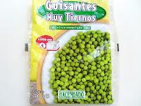 guisantes muy tiernos congelados Hacendado guisantes muy tiernos congelados Hacendado