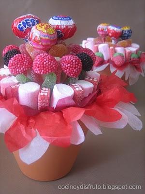 Ideas para brochetas de chuches