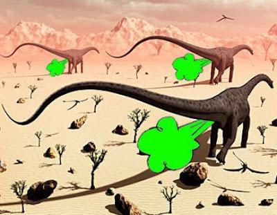 Los gases emitidos por los dinosaurios pudieron calentar el planeta Los gases emitidos por los dinosaurios pudieron calentar el planeta