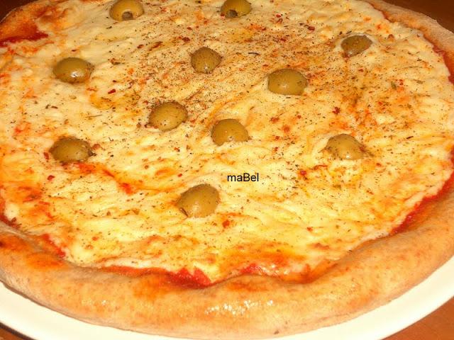 Masa de pizza integral Masa de pizza integral