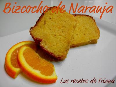 Bizcocho de naranja