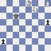 Estudio artístico de ajedrez de Vassily y Mikhail Platov, 64 - Compuesto en 1929