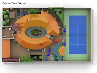 Casa redonda Casa redonda chalet elíptico.