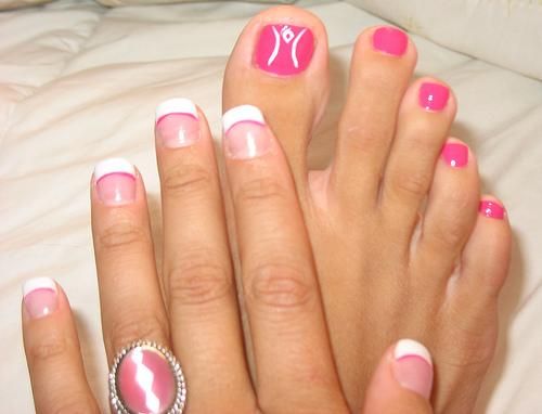 toe nails art designs pictures