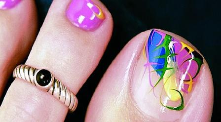 Toe and feet Nail Art hot