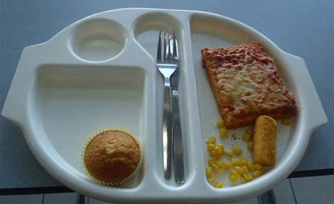 La comida en los colegios británicos