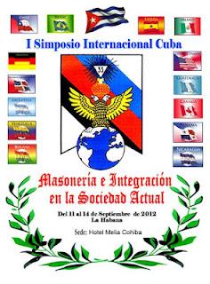 1er. Simposio Internacional en Cuba, Masonería e Integración en la Sociedad Actual