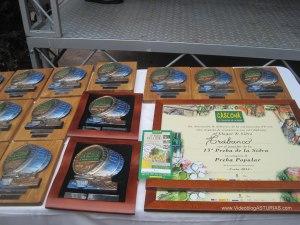 Preba Sidra Oviedo 2012: Trofeos a mejores sidras Preba Sidra Oviedo 2012: Trofeos a mejores sidras