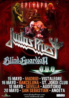 Judas Priest+Blind Guardian+UDO, Palacio Vistalegre, Madrid 15/05/2012 Judas Priest+Blind Guardian+UDO, Palacio Vistalegre, Madrid 15/05/2012