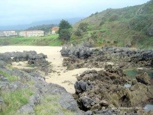 Playa de Xiglú: Vista desde islote