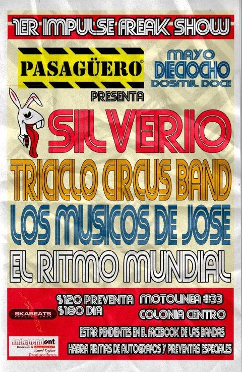 Silverio + Triciclo Circus Band + Los Músicos de José @ Pasagüero