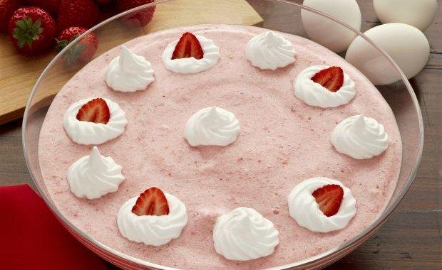 Receta: Mousse de Fresas Receta: Mousse de Fresas