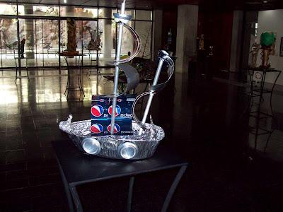 Reciclar con Arte, esa fué la exposición que se presento hoy en el Ecomuseo Caroní (Venezuela) Reciclar con Arte, esa fué la exposición que se presento hoy en el Ecomuseo Caroní (Venezuela)