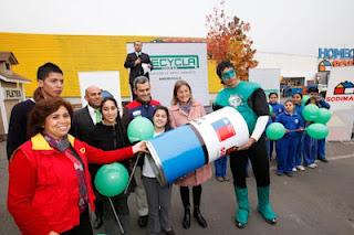 En el Día Nacional del Reciclaje: Sodimac y Recycla realizaron demostración en terreno de procesos de reciclaje