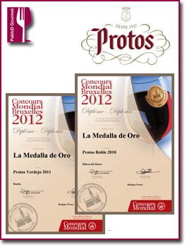 Bodegas Protos consigue dos medallas de oro en el Concours Mundial de Bruxelles 2012