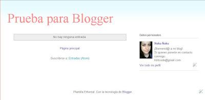 Tutorial Blogger: Comenzar un Blog