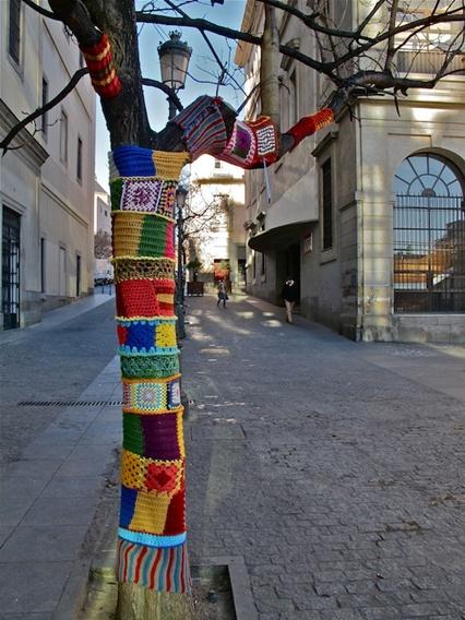 Urban Knitting, la ciudad no pasa frío