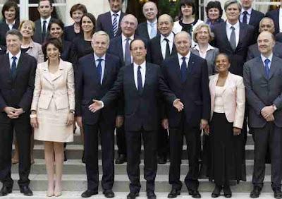 La Familia Real, Rajoy y sus  ministros.
