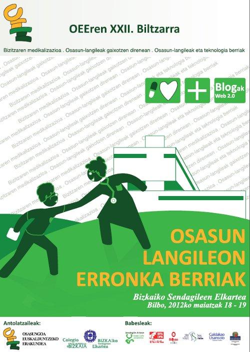 Osasungoa Euskalduntzeko Erakundearen 22. Biltarraren irudia (egitaraua ikusi irudiaren gainean sakatuz) Osasun-profesionalon erronkak / Los retos de l@s profesionales sanitari@s