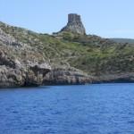 Castillo de Cabrera desde el mar