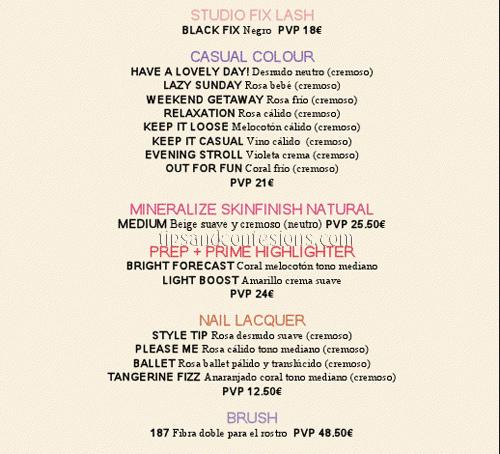 MAC: Ediciones Limitadas de Junio Casual Color Precios