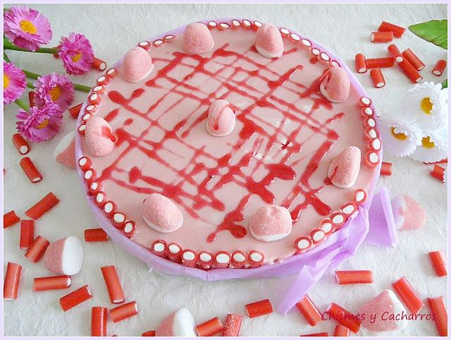 Tarta Mousse de Tronquitos Rojos Tarta Mousse de Tronquitos Rojos