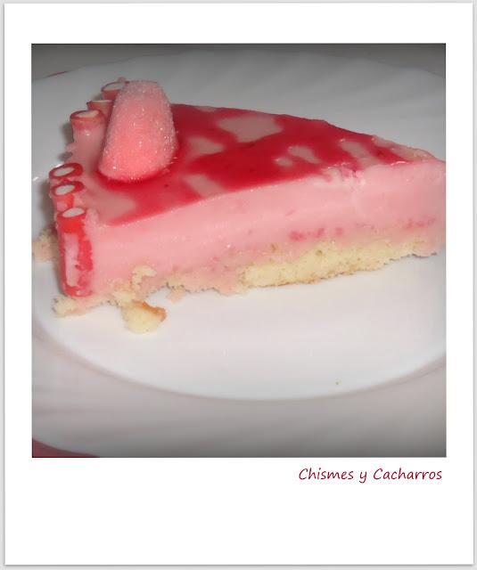 Tarta Mousse de Tronquitos Rojos Tarta Mousse de Tronquitos Rojos