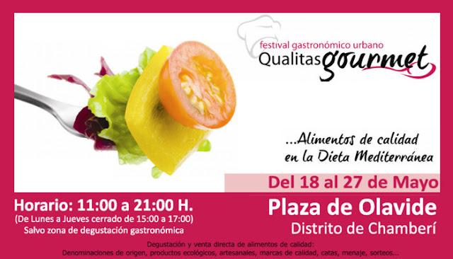 Festival gastronómico urbano en la madrileña plaza de Olavide Festival gastronómico urbano en la madrileña plaza de Olavide