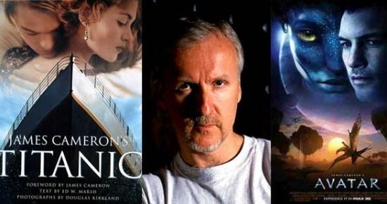 Peliculas de James Cameron James Cameron posee a su haber las 2 películas más taquilleras en la historia del cine.