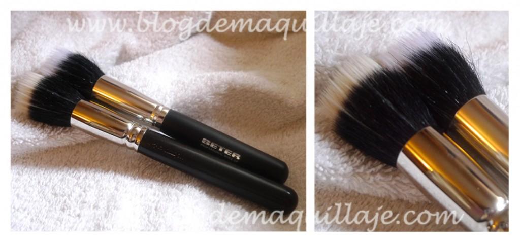 brochas01 Brocha de maquillaje de Beter versus 187 de MAC