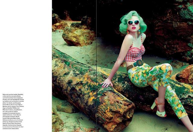 Vintage Room: Pin-Up Technicolor - Elle Canada, June 2012 Vintage Room: Pin-Up Technicolor - Elle Canada, June 2012