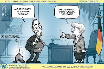 Rajoy con la lengua fuera y de vacío, pero contento Rajoy con la lengua fuera y de vacío, pero contento