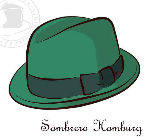 Sombrero Homburg Sombreros para Colorear – II