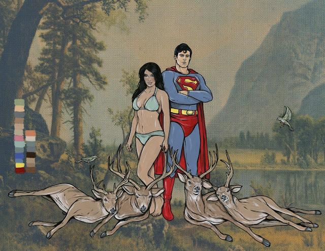 Pinacoteca breve de Pop Art superheroico